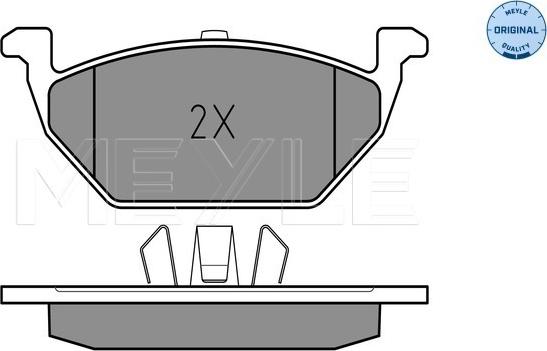 Meyle 025 231 3019/A - Гальмівні колодки, дискові гальма autozip.com.ua