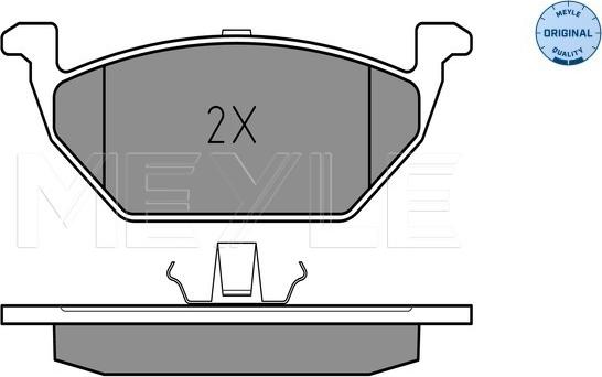 Meyle 025 231 3019/A - Гальмівні колодки, дискові гальма autozip.com.ua