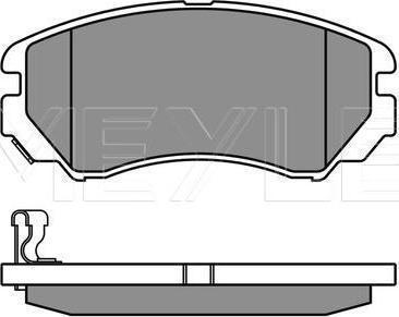 Meyle 025 238 9116/W - Гальмівні колодки, дискові гальма autozip.com.ua