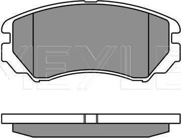 Meyle 025 238 9116/W - Гальмівні колодки, дискові гальма autozip.com.ua