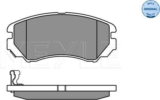 Meyle 025 238 9116/W - Гальмівні колодки, дискові гальма autozip.com.ua