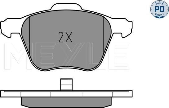 Meyle 025 232 6920/PD - Гальмівні колодки, дискові гальма autozip.com.ua