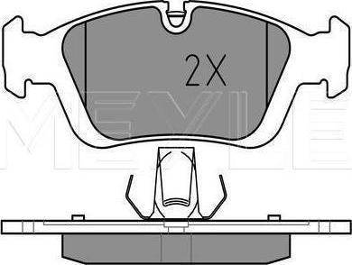 Meyle 025 232 8717 - Гальмівні колодки, дискові гальма autozip.com.ua