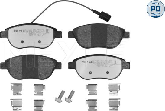 Meyle 025 237 0919/PD - Гальмівні колодки, дискові гальма autozip.com.ua