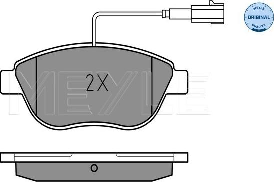 Meyle 025 237 0918/W - Гальмівні колодки, дискові гальма autozip.com.ua