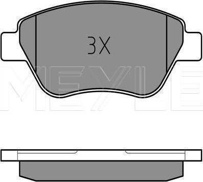 Meyle 025 237 0517/PD - Гальмівні колодки, дискові гальма autozip.com.ua