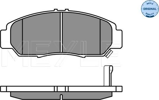 Meyle 025 237 2916/W - Гальмівні колодки, дискові гальма autozip.com.ua