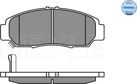 Meyle 025 237 2916/W - Гальмівні колодки, дискові гальма autozip.com.ua