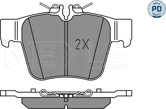 Meyle 025 224 2316/PD - Гальмівні колодки, дискові гальма autozip.com.ua