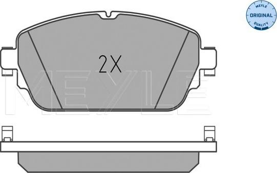 Meyle 025 220 3219 - Гальмівні колодки, дискові гальма autozip.com.ua