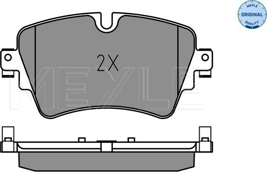 Meyle 025 221 8719 - Гальмівні колодки, дискові гальма autozip.com.ua