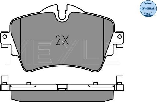 Meyle 025 221 8719 - Гальмівні колодки, дискові гальма autozip.com.ua