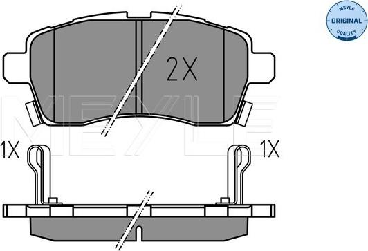 Textar 22824 155 0 5 - Гальмівні колодки, дискові гальма autozip.com.ua