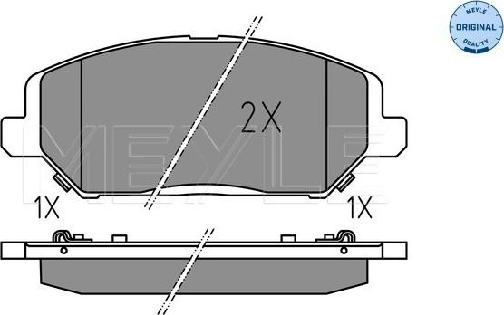 Japanparts PAH25MK - Гальмівні колодки, дискові гальма autozip.com.ua