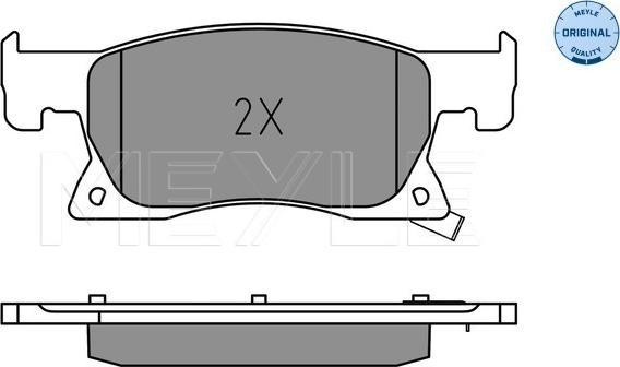 Meyle 025 223 4220 - Гальмівні колодки, дискові гальма autozip.com.ua