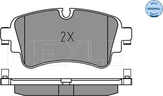 Meyle 025 223 0817 - Гальмівні колодки, дискові гальма autozip.com.ua