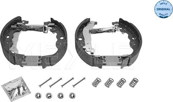 Meyle 16-14 533 0016/K - Комплект гальм, барабанний механізм autozip.com.ua