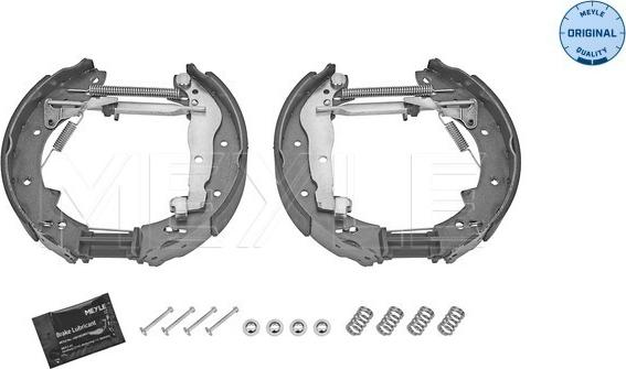 Meyle 16-14 533 0032/K - Комплект гальм, барабанний механізм autozip.com.ua