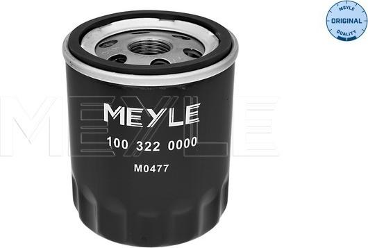Meyle 100 322 0000 - Масляний фільтр autozip.com.ua