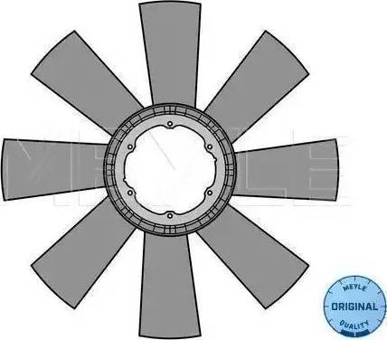 Meyle 16-34 232 0012 - Крильчатка вентилятора, охолодження двигуна autozip.com.ua