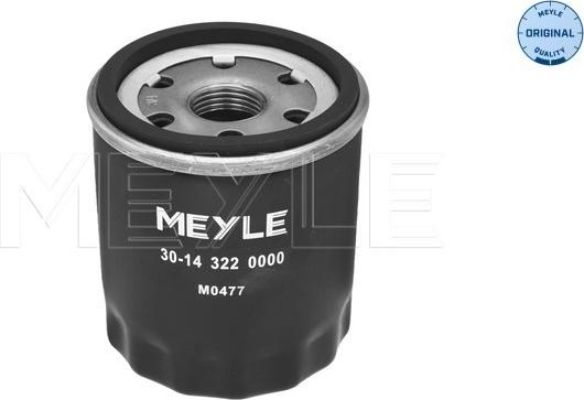 Meyle 30-14 322 0000 - Масляний фільтр autozip.com.ua