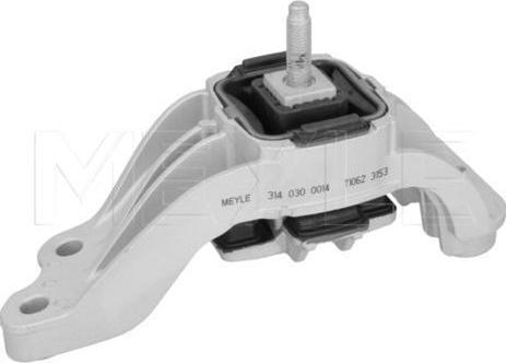 Meyle 314 030 0014 - Подушка, підвіска двигуна autozip.com.ua