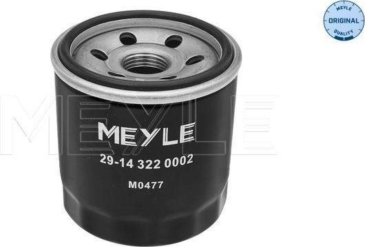 Meyle 29-14 322 0002 - Масляний фільтр autozip.com.ua