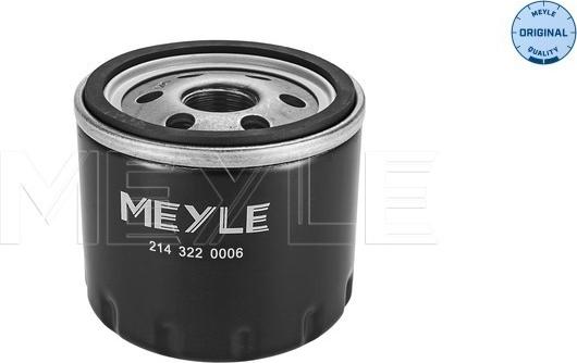 Meyle 214 322 0006 - Масляний фільтр autozip.com.ua