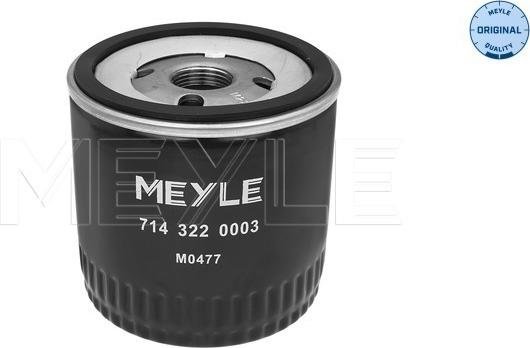 Meyle 714 322 0003 - Масляний фільтр autozip.com.ua