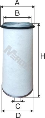Mfilter A 540/1 - Повітряний фільтр autozip.com.ua