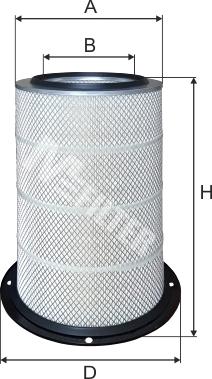 Mfilter A 585 - Повітряний фільтр autozip.com.ua