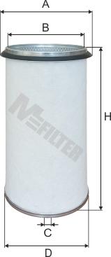 Mfilter A 528/1 - Повітряний фільтр autozip.com.ua