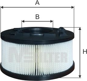 Mfilter A 8097 - Повітряний фільтр autozip.com.ua