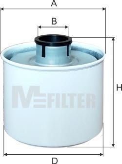 Mfilter A 8060 - Повітряний фільтр autozip.com.ua
