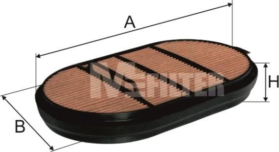 Mfilter A 8034/1 - Фільтр додаткового повітря autozip.com.ua