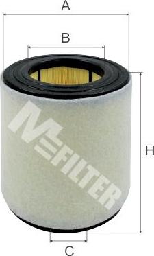 Mfilter A 8100 - Повітряний фільтр autozip.com.ua