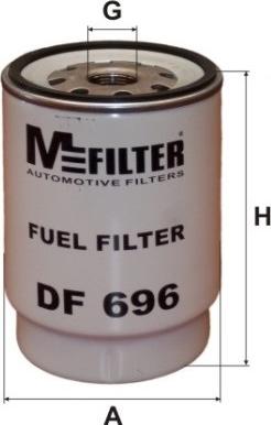 Mfilter DF 696 - Паливний фільтр autozip.com.ua