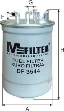 Mfilter DF 3544 - Паливний фільтр autozip.com.ua