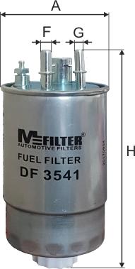 Mfilter DF 3541 - Паливний фільтр autozip.com.ua