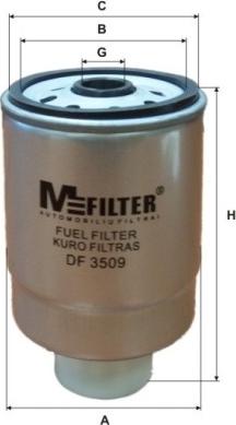 Mfilter DF 3509 - Паливний фільтр autozip.com.ua