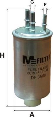 Mfilter DF 3508 - Паливний фільтр autozip.com.ua