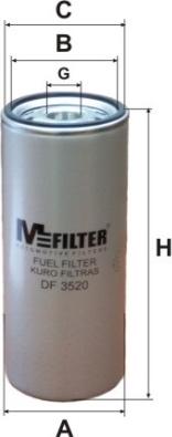 Mfilter DF 3520 - Паливний фільтр autozip.com.ua