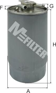 Mfilter DF 3571 - Паливний фільтр autozip.com.ua