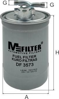 Mfilter DF 3573 - Паливний фільтр autozip.com.ua