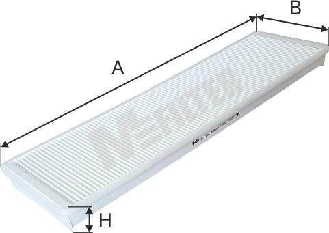 Mfilter K 969 - Фільтр, повітря у внутрішній простір autozip.com.ua
