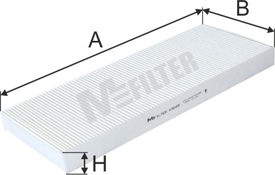 Mfilter K 9048 - Фільтр, повітря у внутрішній простір autozip.com.ua