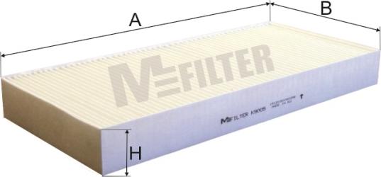 Mfilter K 9005 - Фільтр, повітря у внутрішній простір autozip.com.ua