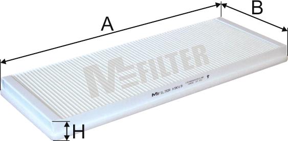 Mfilter K 9019 - Фільтр, повітря у внутрішній простір autozip.com.ua