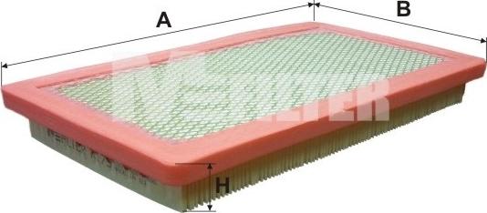 Mfilter K 179 - Повітряний фільтр autozip.com.ua