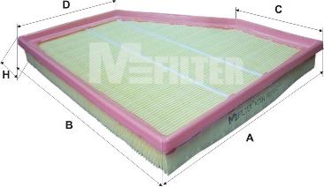 Mfilter K 791 - Повітряний фільтр autozip.com.ua